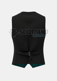 Johnston Tartan Waistcoat Back