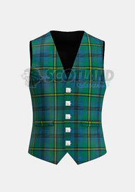 Johnston Tartan Waistcoat Front