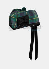 Johnstone Tartan Glengarry Hat Front