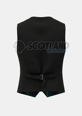 Johnstone Tartan Waistcoat Back