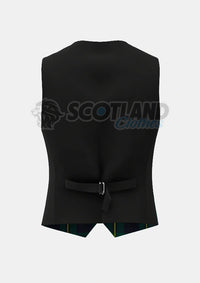 Johnstone Tartan Waistcoat Back