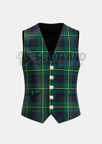 Johnstone Tartan Waistcoat Front