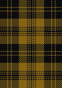Justus Black & Gold Tartan Kilt