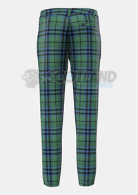 Keith Tartan Trouser Back