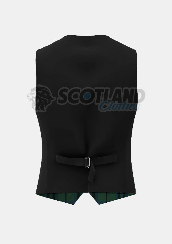 Keith Tartan Waistcoat Back