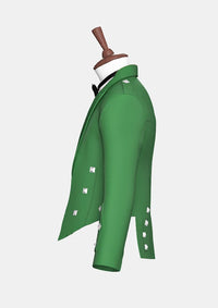 Kelly_Green_Prince_Charlie_Kilt_Jacket_with_Satin_Lapels_left_image