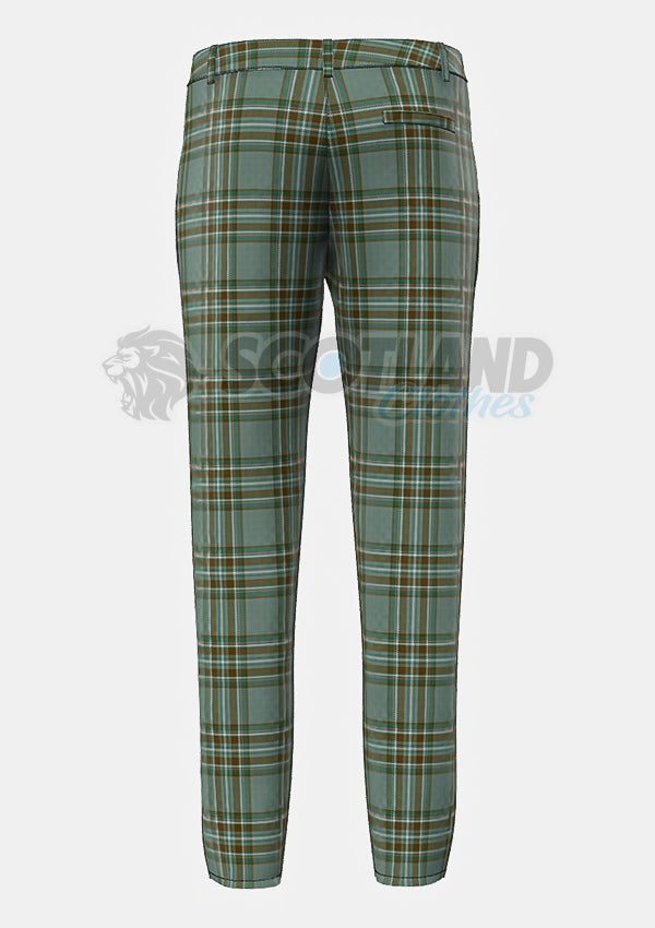 Kelly Tartan Trouser Back