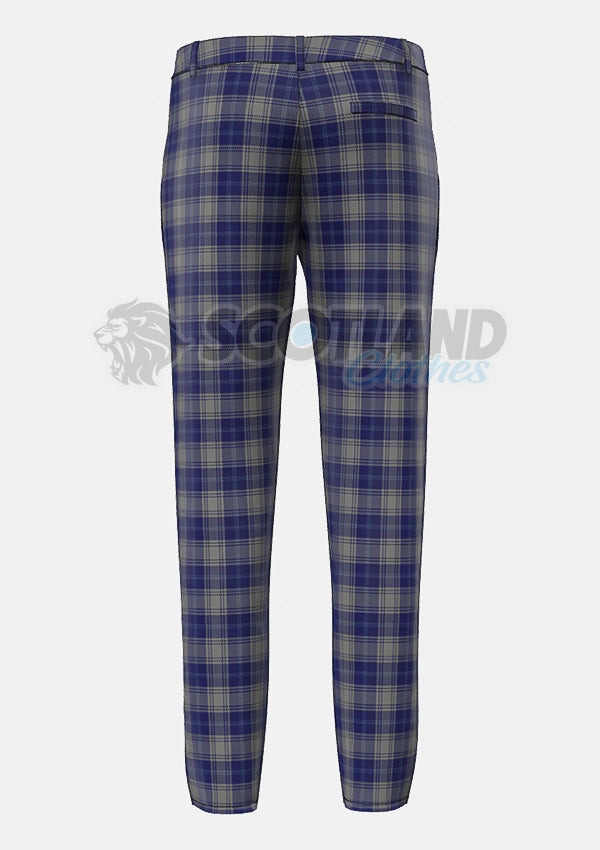 Kelvinside Academy Tartan Trouser Back