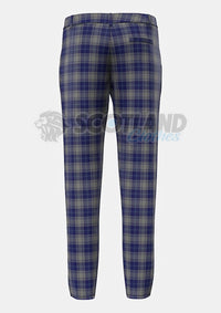 Kelvinside Academy Tartan Trouser Back