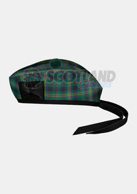 Kennedy Tartan Glengarry Hat Side