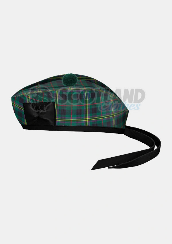 Kennedy Tartan Glengarry Hat Side