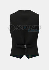 Kennedy Tartan Waistcoat Back