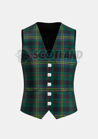 Kennedy Tartan Waistcoat Front