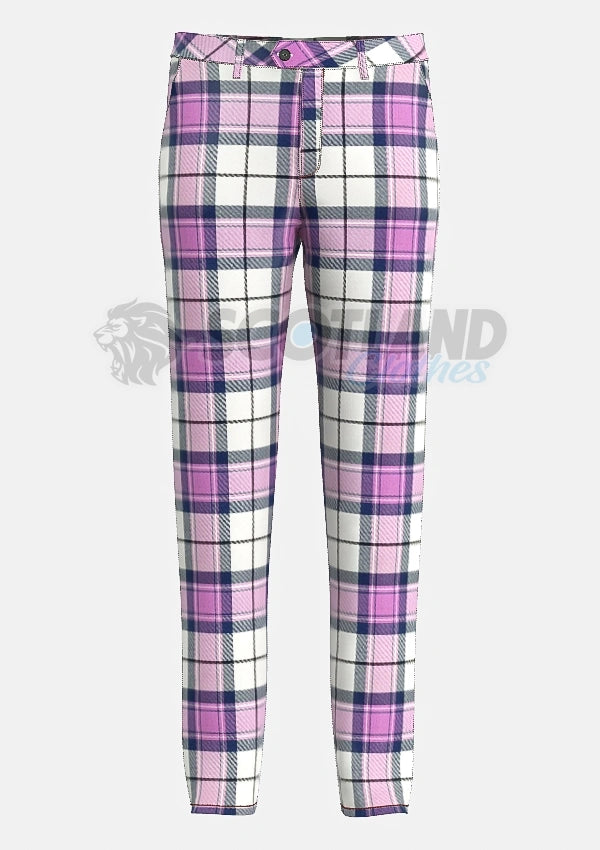 Kerr Orchid Tartan Trouser