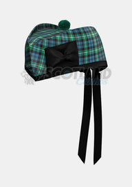 Lamont Tartan Glengarry Hat Front