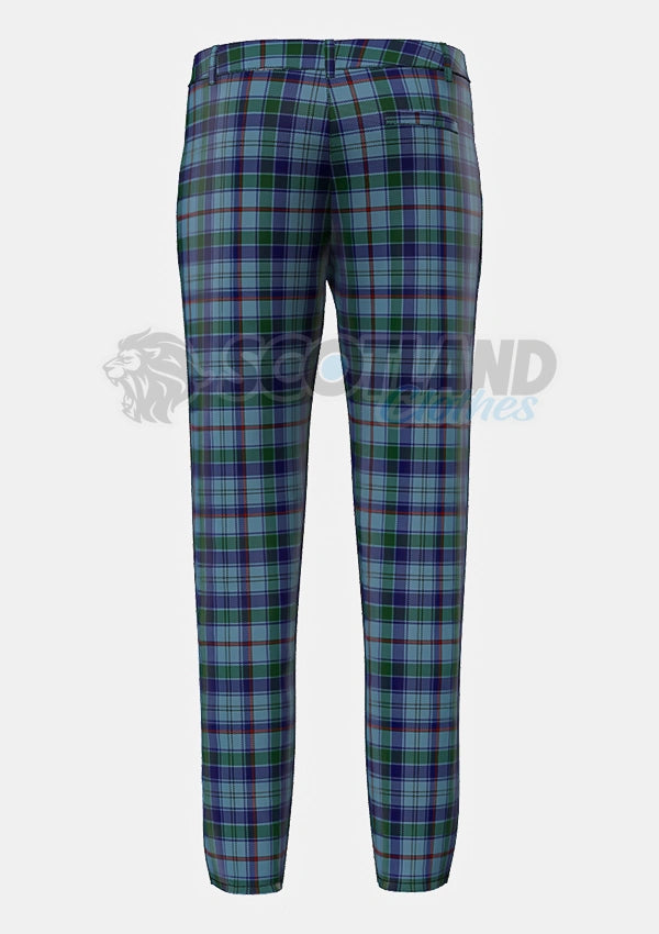 Leith Tartan Trouser Back