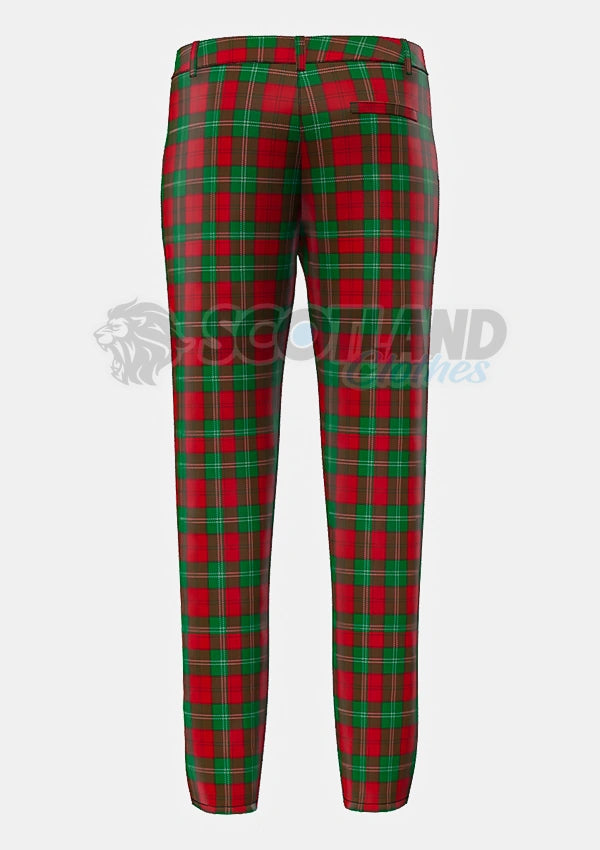 Lennox Tartan Trouser Back