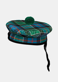 Leslie Tartan Balmoral Hat Front Side