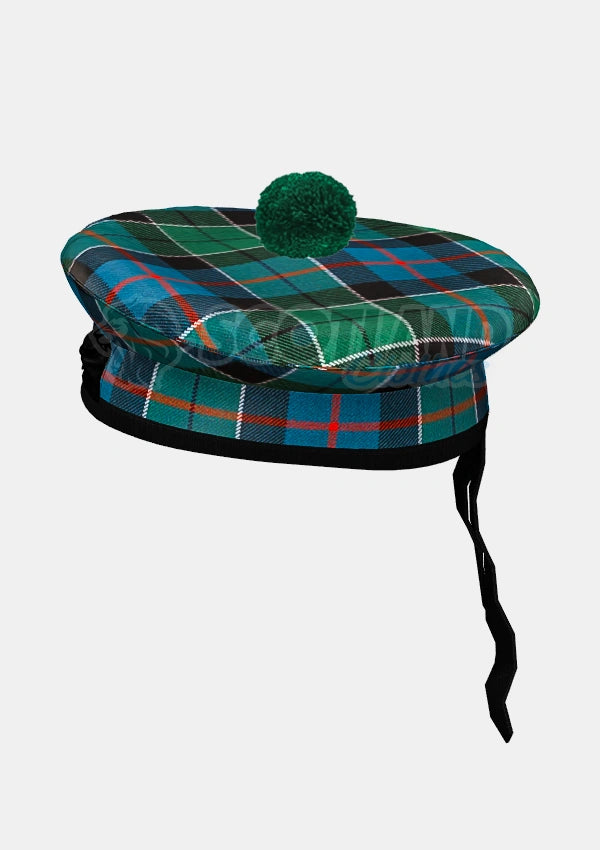 Leslie Tartan Balmoral Hat Front Side