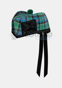 Leslie Tartan Glengarry Hat Front