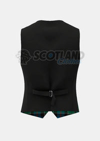 Leslie Tartan Waistcoat Back
