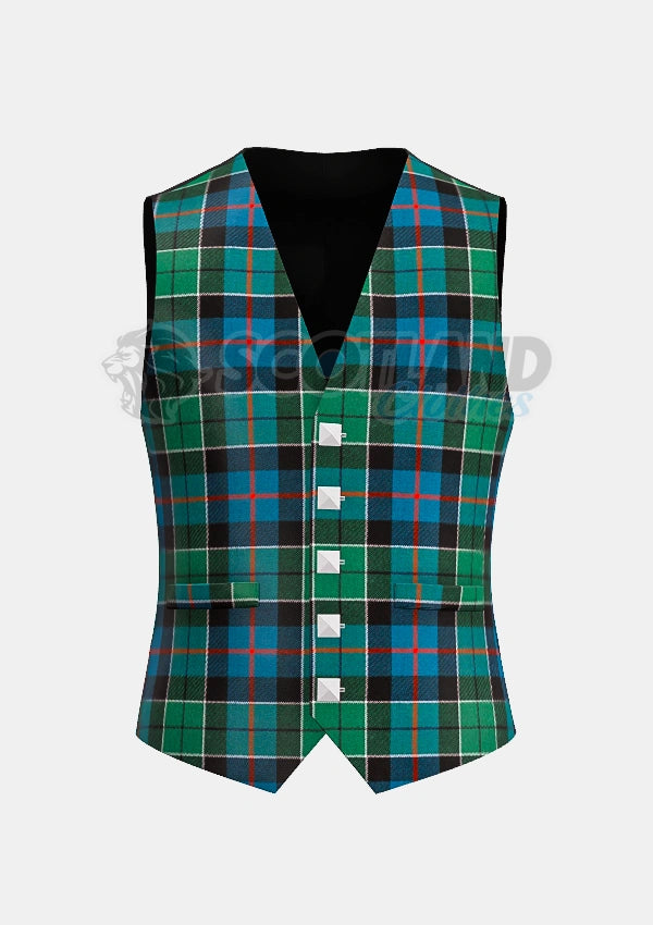 Leslie Tartan Waistcoat Front