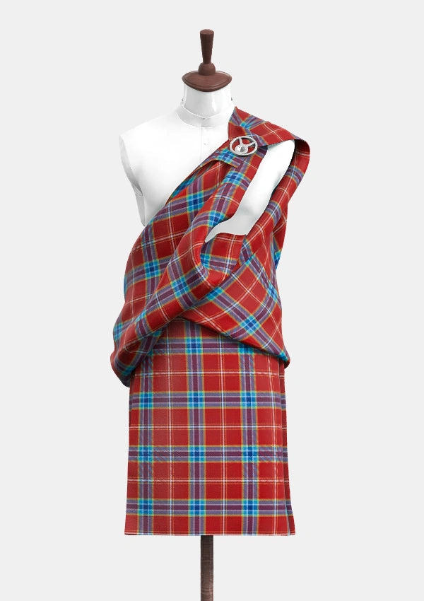 Lobster Fishery Tartan  Great Kilt Front