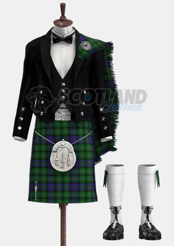 Loch Carron Tartan Prince Charlie Outfit