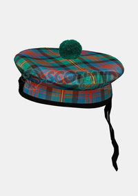 Logan Tartan Balmoral Hat Front Side
