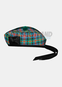 Logan Tartan Glengarry Hat Side
