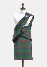 MacHardy Tartan Great Kilt Front