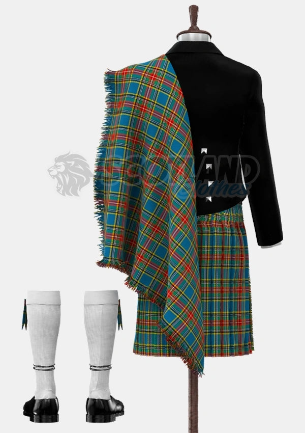 Macbeth Tartan Prince Charlie Outfit
