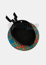 Macbeth Tartan Balmoral Hat Back Side