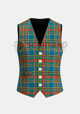 Macbeth Tartan Waistcoat Front