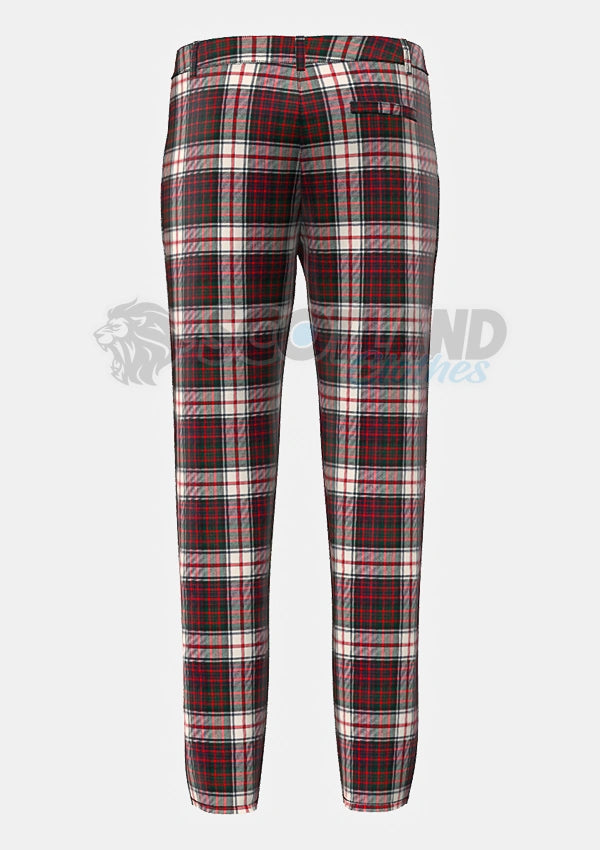 Macdonald Dress Tartan Trouser Back