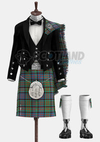 Macdonald of Clanranald Tartan Prince Charlie Outfit