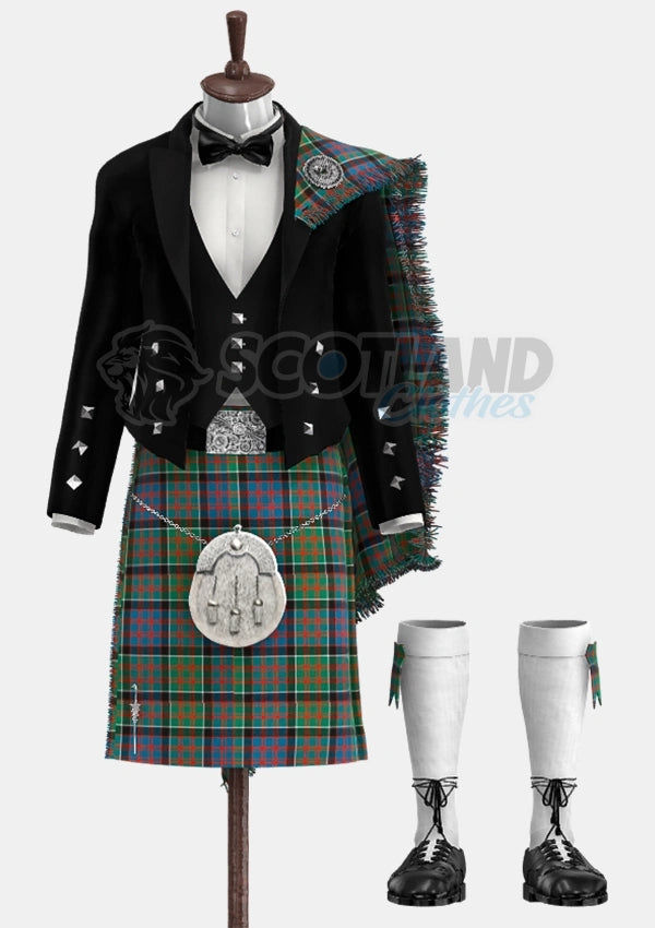 Macdonald of Clanranald Tartan Prince Charlie Outfit