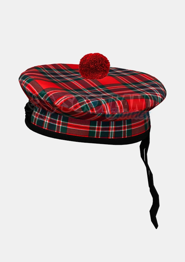 Macfarlane Tartan Balmoral Hat Front Side