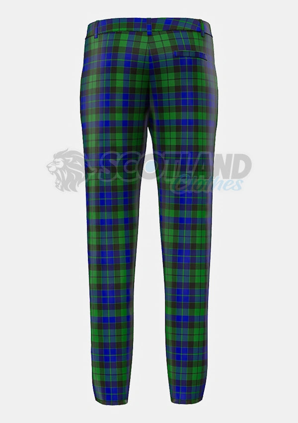 Mackay Tartan Trouser Back