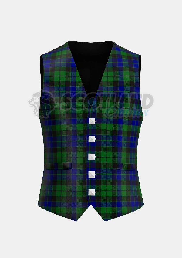 Mackay Tartan Waistcoat Front