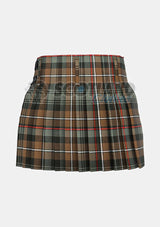 Mackenzie Weathered Tartan Kilt Back