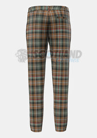 Mackenzie Weathered Tartan Trouser Back