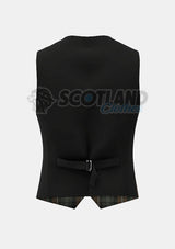 Mackenzie Weathered Tartan Waistcoat Back