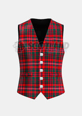 Mackinnon Tartan Waistcoat Front