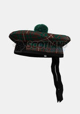 Mackinnon hunting modern tartan Balmoral Hat