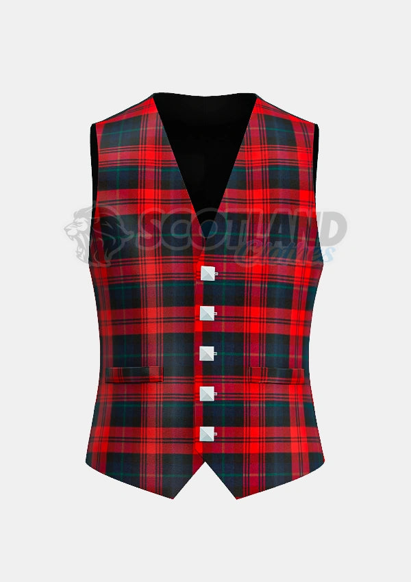 Maclachlan Tartan Waistcoat Front