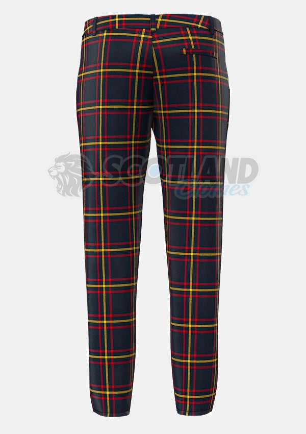 Maclain of lochbuie hunting Tartan Trouser Back