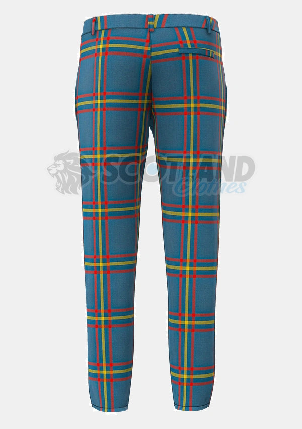 Maclain of lochbuie hunting ancient Tartan Trouser Back