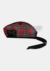 Maclean Tartan Glengarry Hat Side