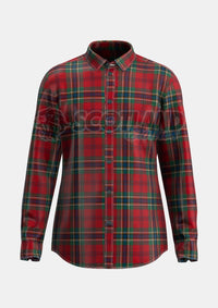 Maclean Tartan Shirt Front